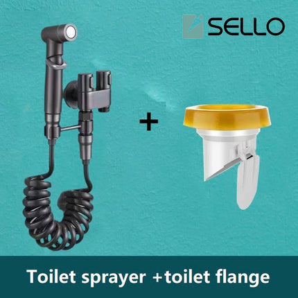 Baño Inodoro Bidé Rociador Brida Anillo Tazón Accesorios para inodoro