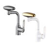 Multifunctional stainless steel hot and cold faucet