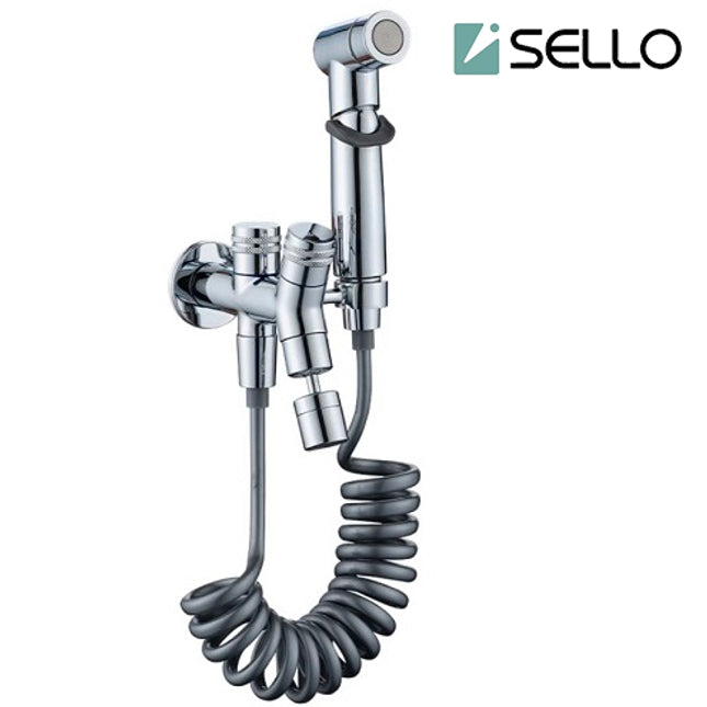 Balcony Companion Mop Pool Faucet with Spraygun