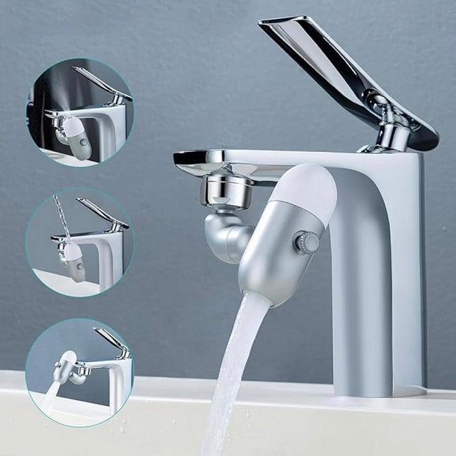 Faucet Extender Small Fountain Universal Swivel Adjustable Pressurized Four-speed Splash Bubbler
