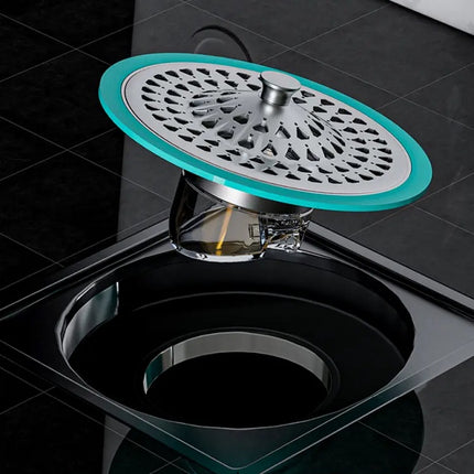 Colador de desagüe SELLO para bañera, ducha, protector de desagüe de acero inoxidable