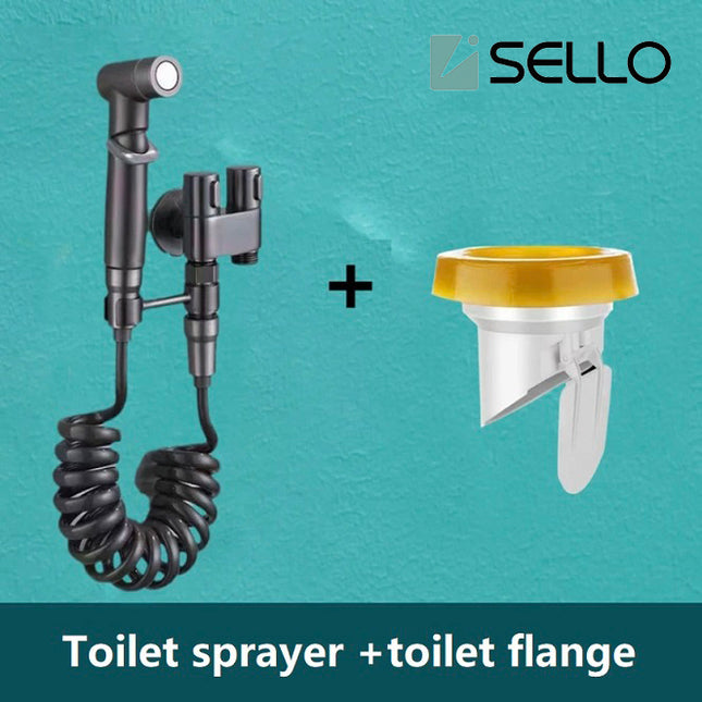 Baño Inodoro Bidé Rociador Brida Anillo Tazón Accesorios para inodoro