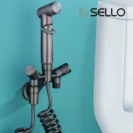 Rociador de bidé, válvula angular para inodoro, válvula de entrada para inodoro de baño