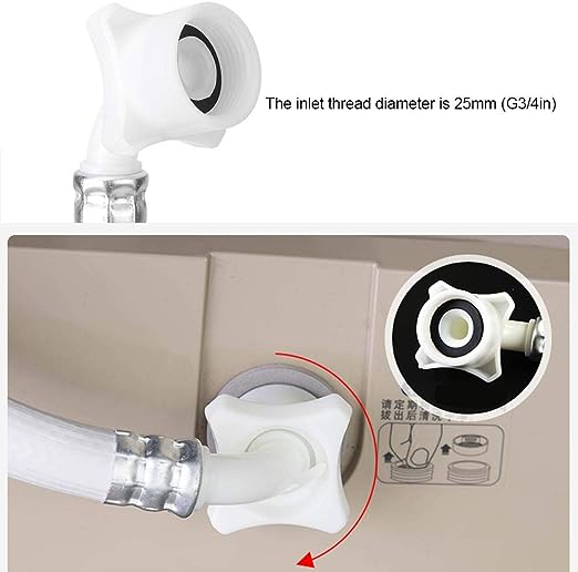1.5m G3/4in Inlet Washing Machine Inlet Hose